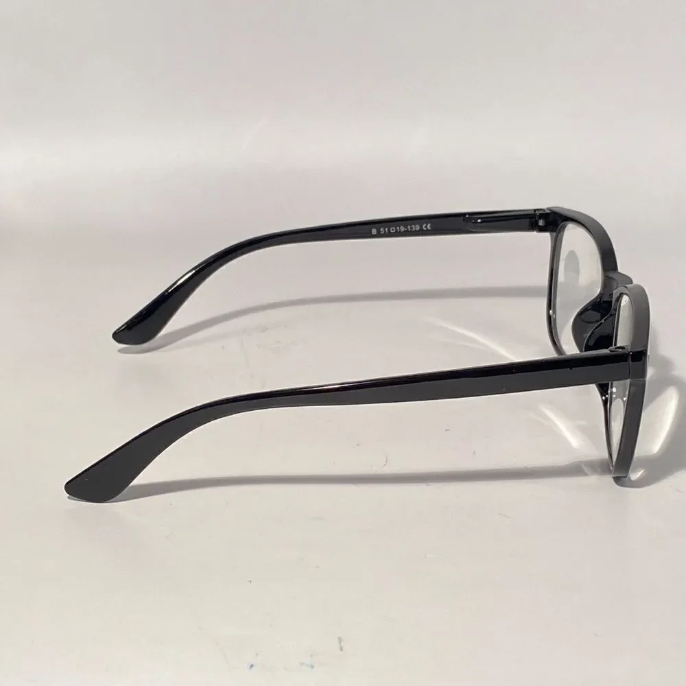 1505 Colette 1.5 Black Reading Glasses Soft Butterfly Readers NWT